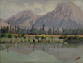 paesaggio, riflessi sul fiume