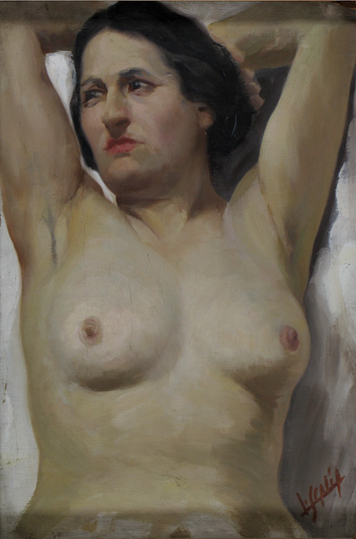 nudo di donna a mezzo busto