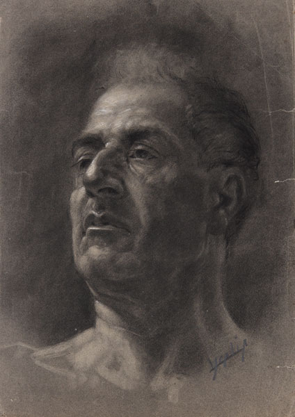 ritratto a carboncino